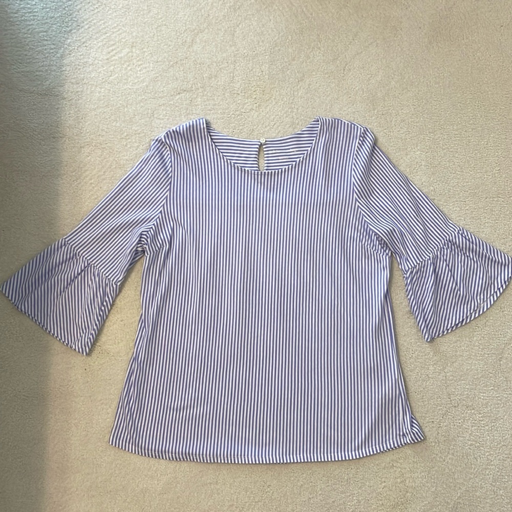 Soft Surroundings Women’s Tulip Sleeve, Knit Top, Size PL